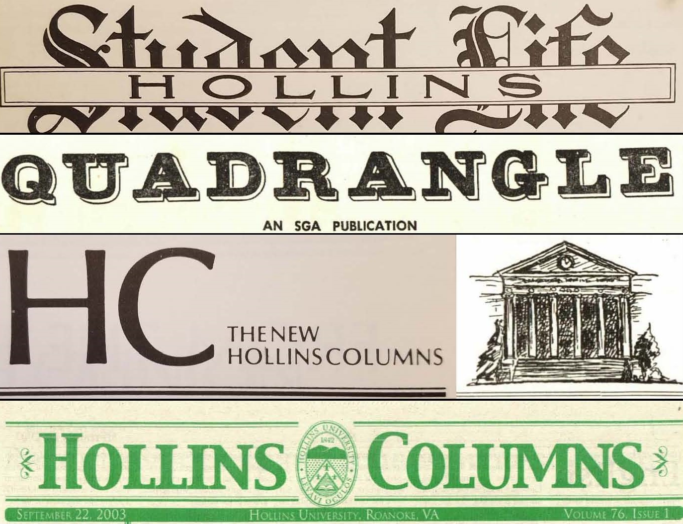 Hollins Student Newspapers