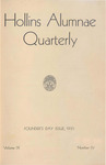 The Hollins Alumnae Quarterly, vol. 9, no. 4 (1935)