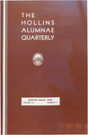 The Hollins Alumnae Quarterly, vol. 12, no. 2 (1938 Winter)