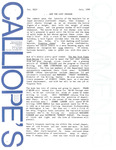 Calliope's Comments, vol. 24 (1989 July) by John Rees Moore