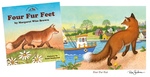 Signed Copy of FOUR FUR FEET by Margaret Wise Brown, illustrated by Ruth Sanderson, Plus Poster!