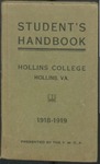 Student's Handbook (1918) by Y.W.C.A., Hollins College
