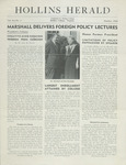 Hollins Herald, Volume IV, No. 1