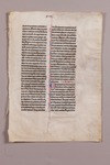 Bible. Old Testament. Joshua, 17-18 [Manuscript leaf HU 16]