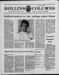 Hollins Columns (1984 Oct 15) by Hollins College