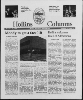 "Hollins Columns (1999 Oct 18)" by Hollins College