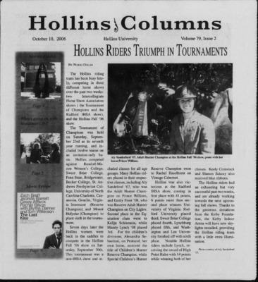 "Hollins Columns (2006 Oct 10)" by Hollins College
